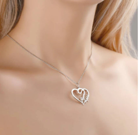 Stainless Steel Name Necklace Swedish 316L Steel Necklace
