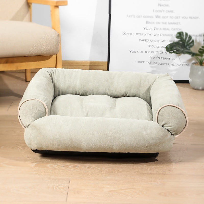 Dog Sleeping Bed Sofa - Premium Pet House with Winter Warm Cushion