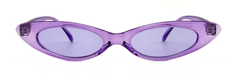 Nya solglasögon med ovala bågar, transparenta havsglasögon, personlighet, retro solglasögon, mode, vilda solglasögon