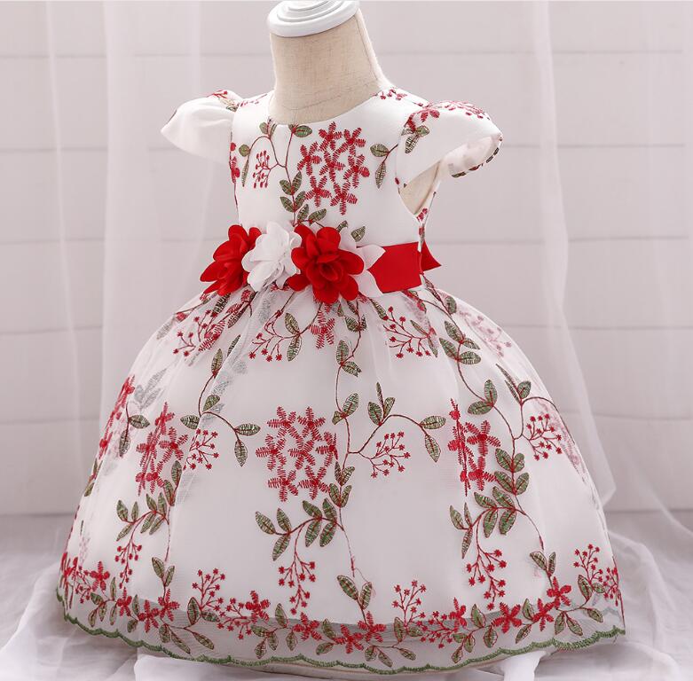 Summer Children's Clothing - New Baby Birthday Party Wedding Dress Skirt Girls Fluffy Dress