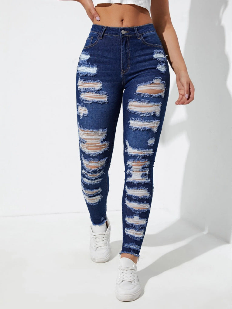 All-match Skinny Denim Trousers For Women - Universal Appeal