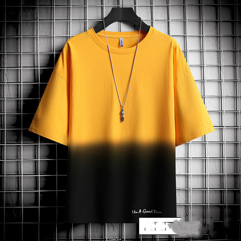 T-shirt ample style Hong Kong pour hommes