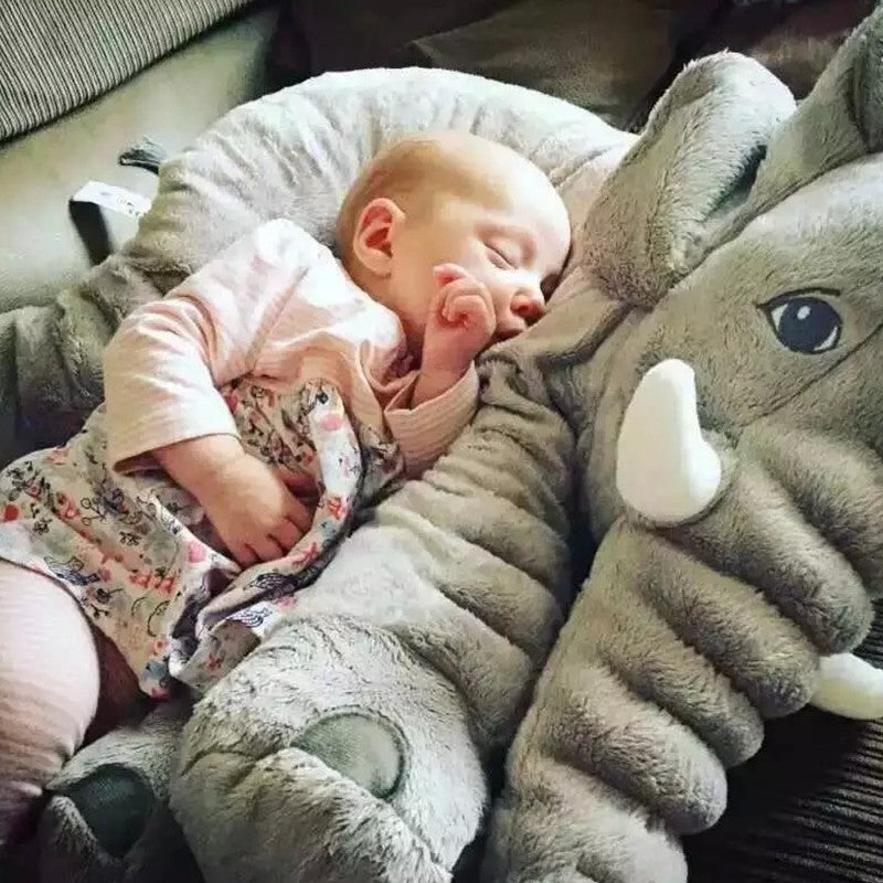 Oreiller poupée éléphant bébé confort dormir avec