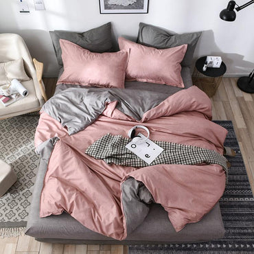Ensemble de draps, housse de couette, literie, 4 ensembles