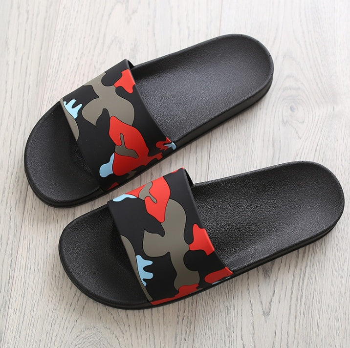 Indoor Slippers Extra Large Men's Home Bathroom Slippers Sandals and Slips Extra Large Bathing Shoes Summer