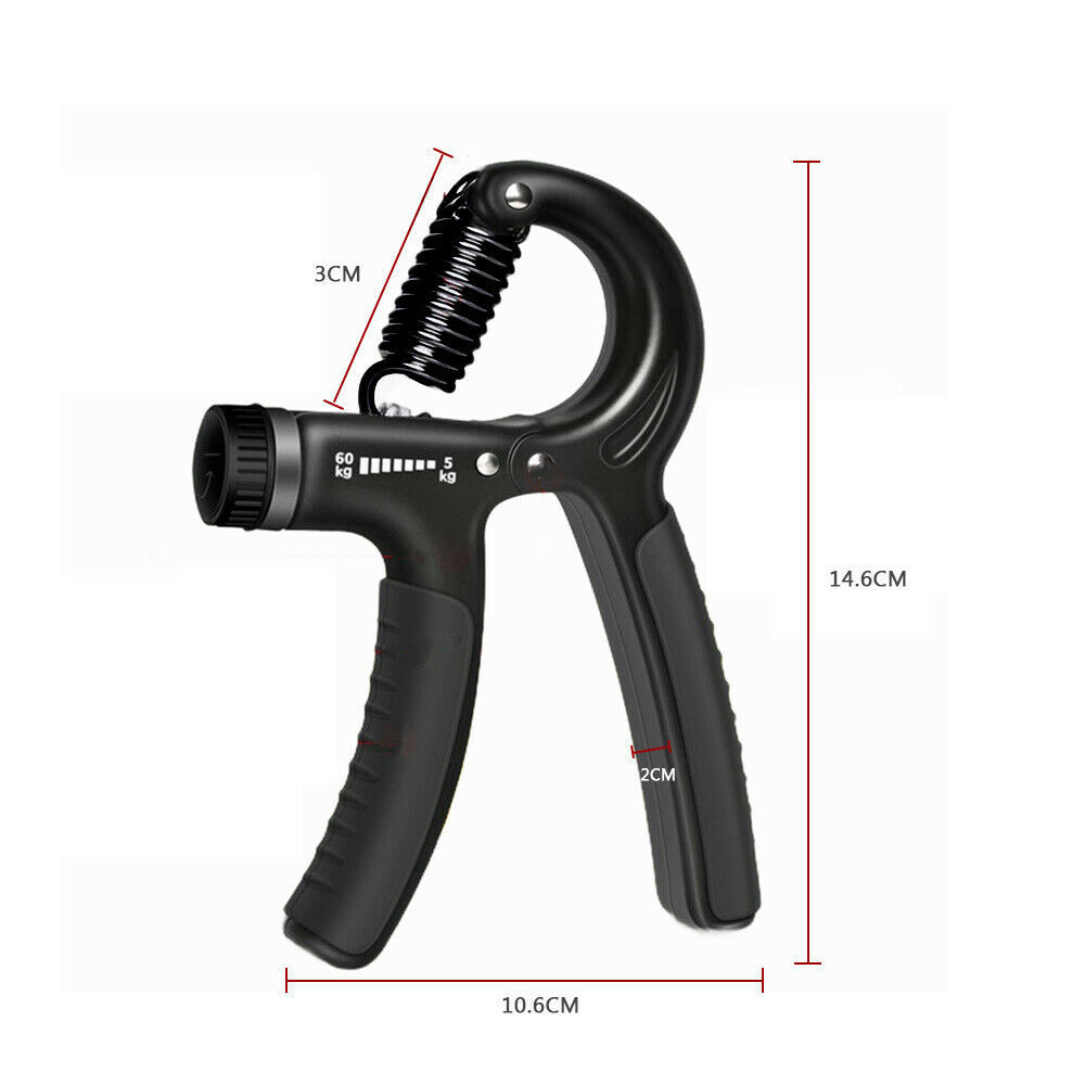 Handgrepp Justerbar Trainer Gripper Strengthener Gym Styrketränare Justerbar Heavy Gripper Fitness Handtränare Grip Handledsträning Öka styrkan Fjäder Finger Nyp Carpal Expander