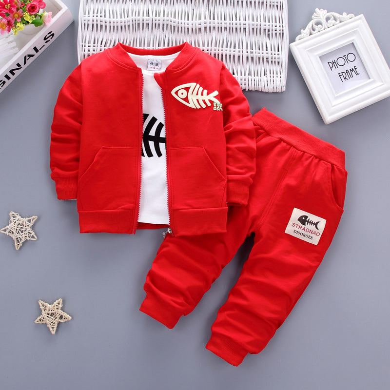 Professional Children's Three-Piece Clothing Set