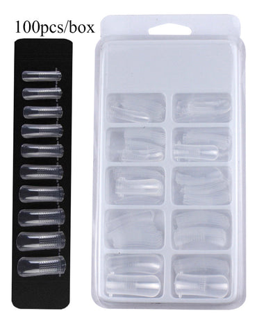 Professional Nail Crystal Extension Kit - 8 Pieces | 18.5cm 30ml Complete Set
