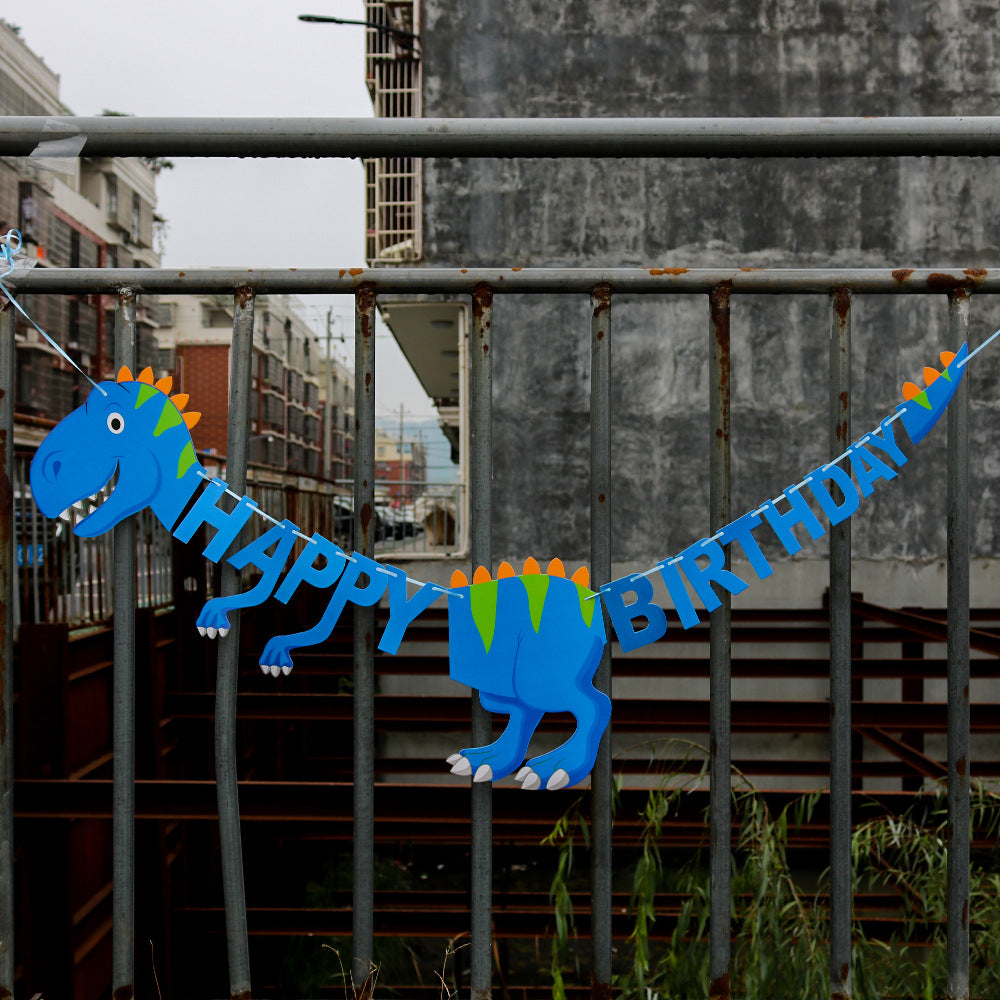 Décoration de fête dinosaure fleur de Laqila