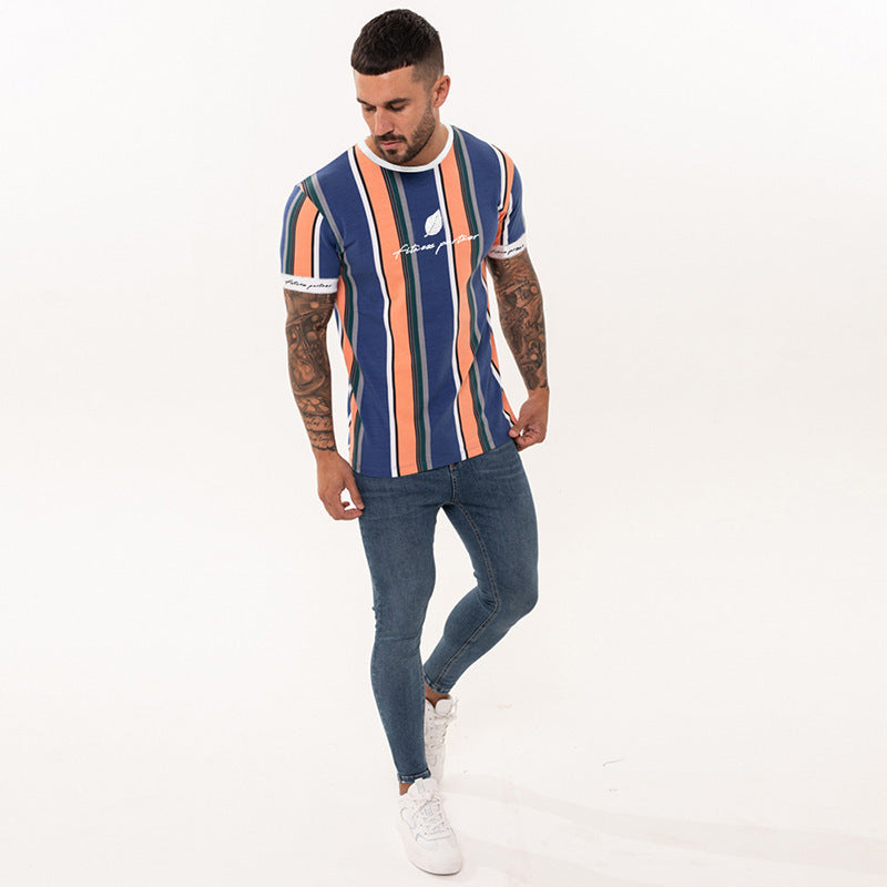 T-shirt de fitness décontracté pour hommes