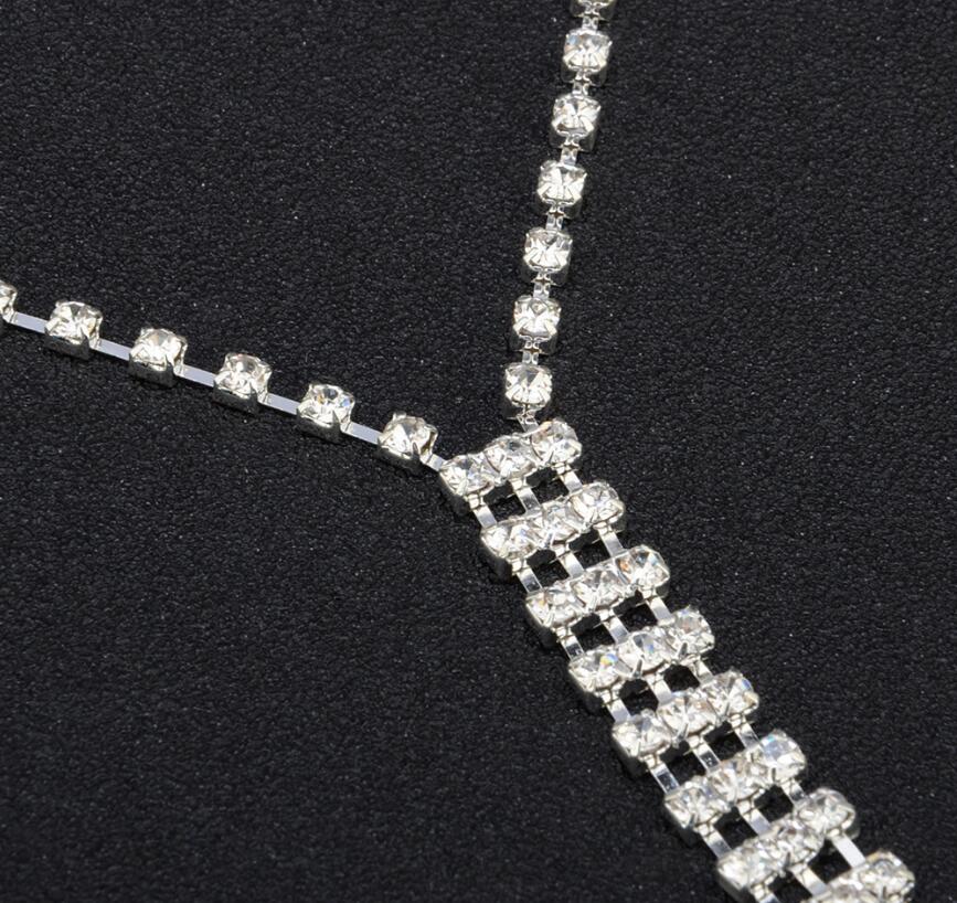 Dam Sommar Fotlänkar Armband Strass Strand Sandal Benkedja Boho Kristall Fotlänk Fotkedja