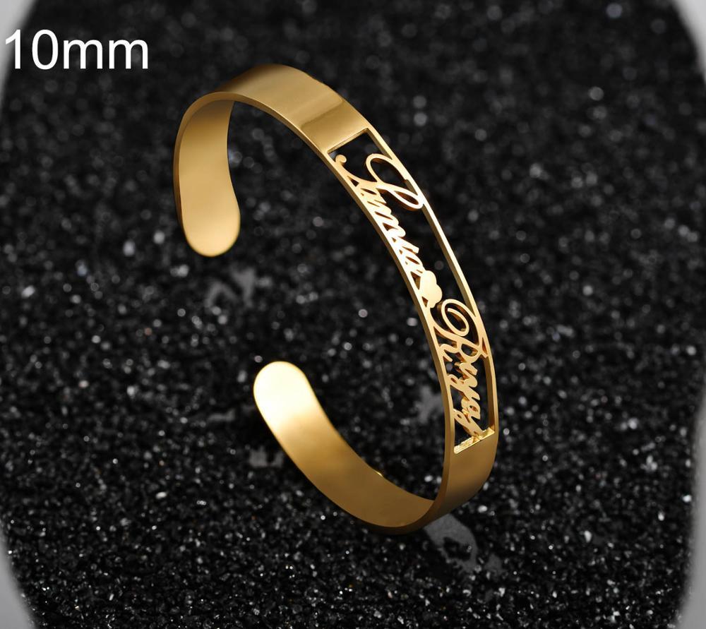 Electroplated English Alphabet Bracelet