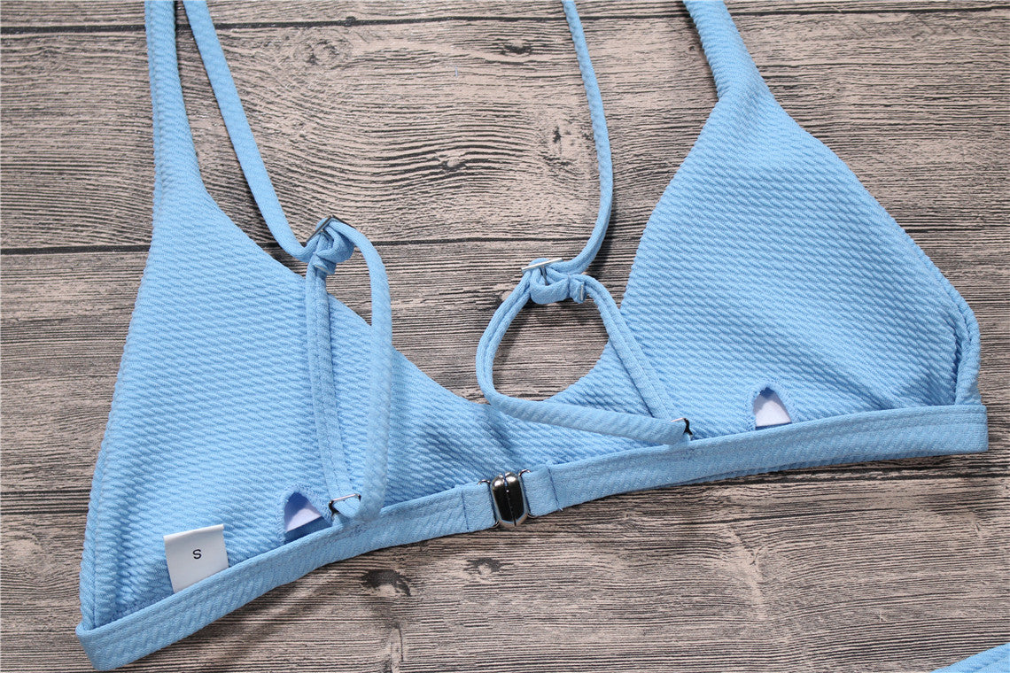 Sexiga Bikinis Dam Baddräkt Solid Baddräkt Bikini Set Badkläder Biquini Beachwear