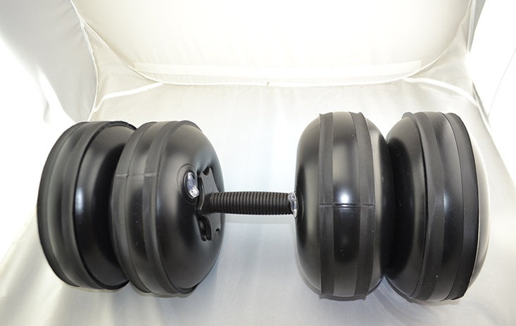 Justerbar 20-25 kg vattenfylld hantel för män hemmaträningsutrustning för armmuskler, bärbar och bekväm vatteninjektionshantel