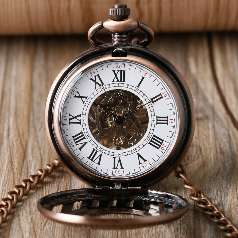 Vintage Manual Mechanical Pocket Watch - Classic Timeless Nostalgic Elegant Precision Traditional Charm