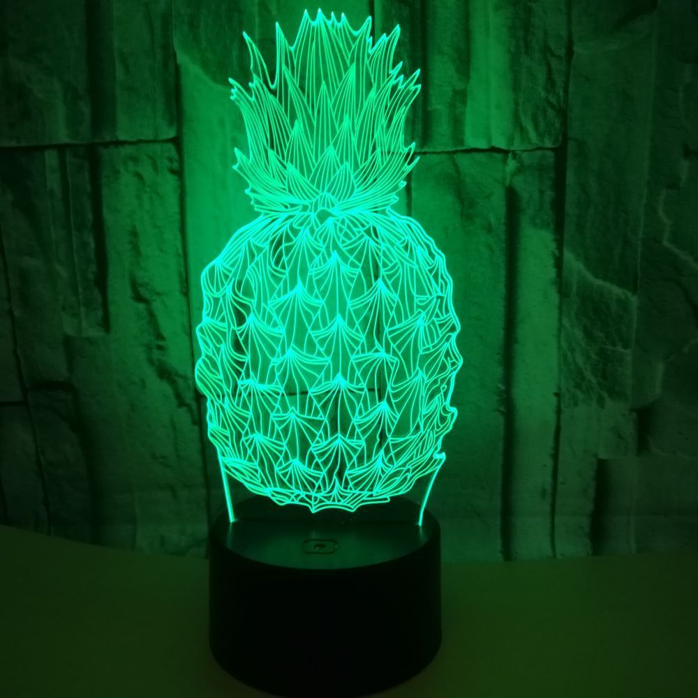 Ananas ledt nattljus