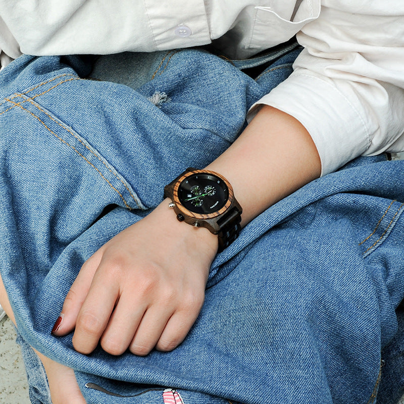 Montre en bois pour hommes
