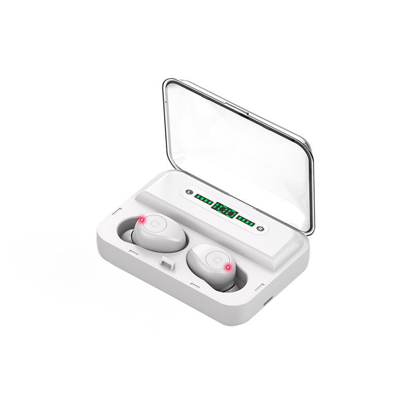 Multifunktions Bluetooth-headset Binaural Movement Power Bank Telefonsupport