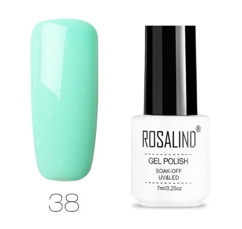 ROSALIND Pure Colors Gel Polish Collection - 7ML | 58 Colors + Base/Top UV/LED