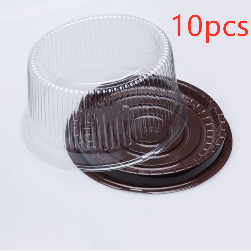 Boîte d'emballage de gâteaux, boîte blister ronde transparente