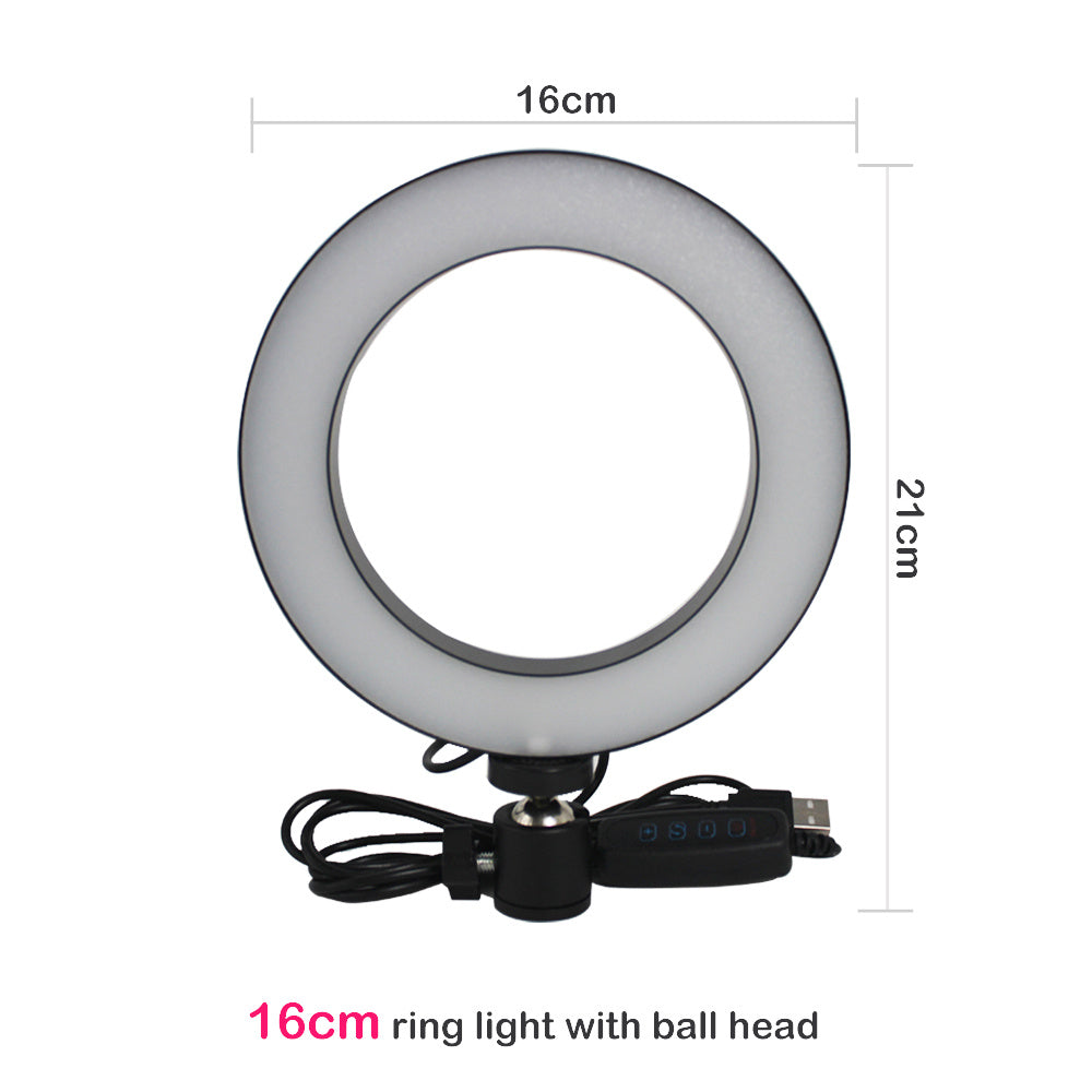 Photography Lighting Kit - Tripod Fill Light Live Bracket Beauty Light Set Ring Light