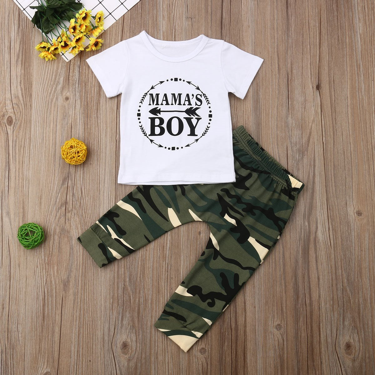 Summer Boy Clothes Cotton T-Shirt Pants
