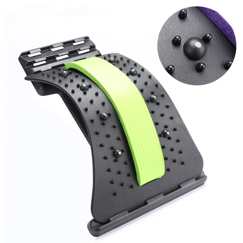 Professional Magnetic Back Arch Support - Advanced ABS & Memory Material Lumbar Massage Board