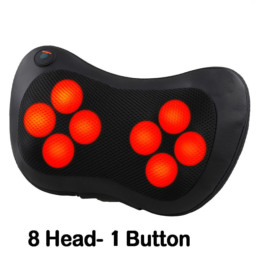 Multifunctional Neck Massager - Electric Massage Pillow for Home & Car