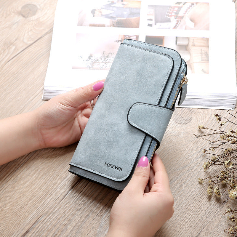 Matt PU Leather Multifunctional Wallet PU