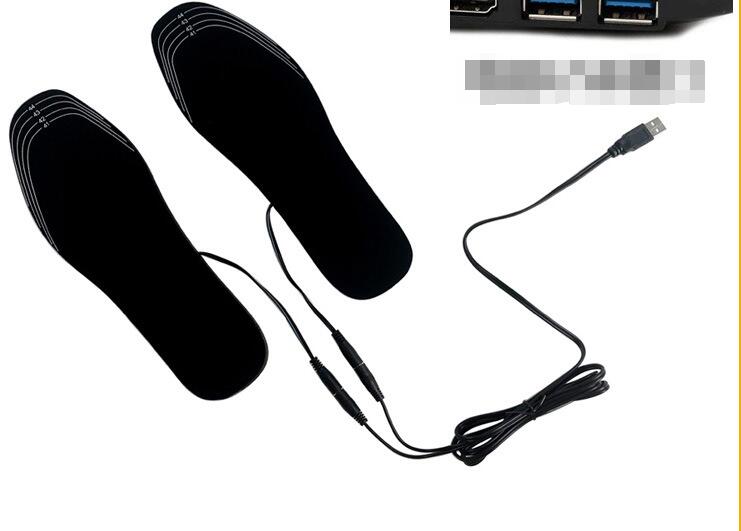 Uppvärmda sulor USB uppladdningsbar
