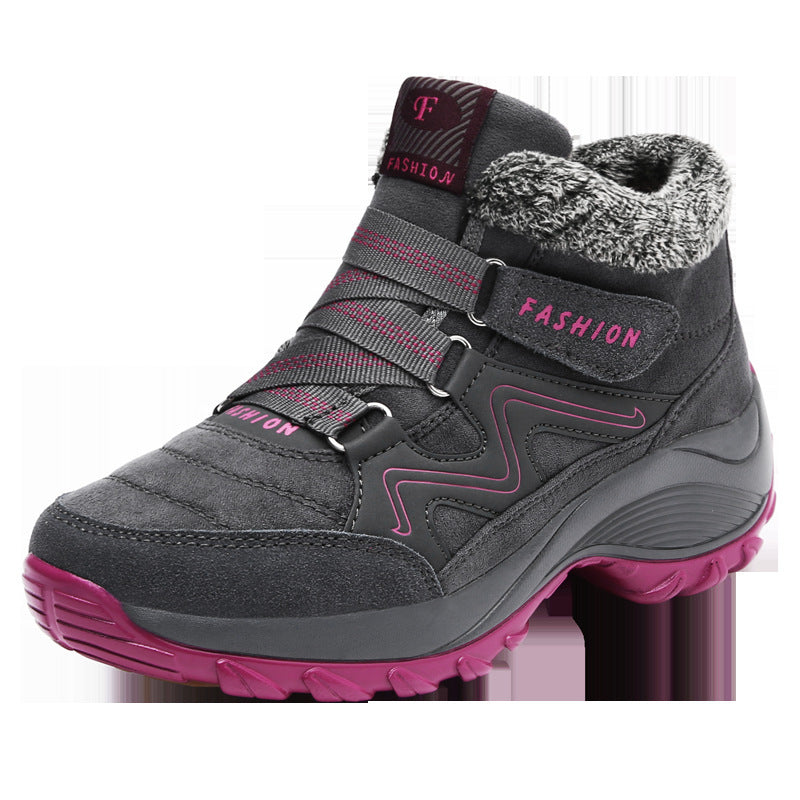 Women's Hiking Shoes - Real Leather, Non-Slip, Waterproof - Outdoor Gear