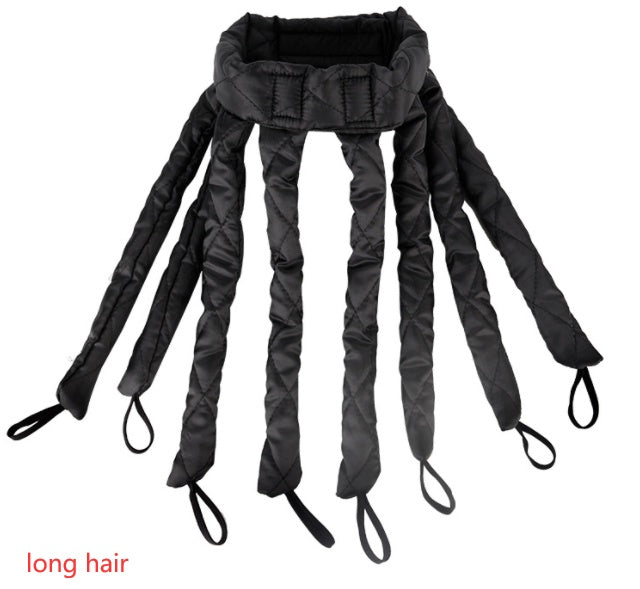 Heatless Hair Curlers - Silk Ribbon Headband Hair Rollers DIY Styling Tool for Women