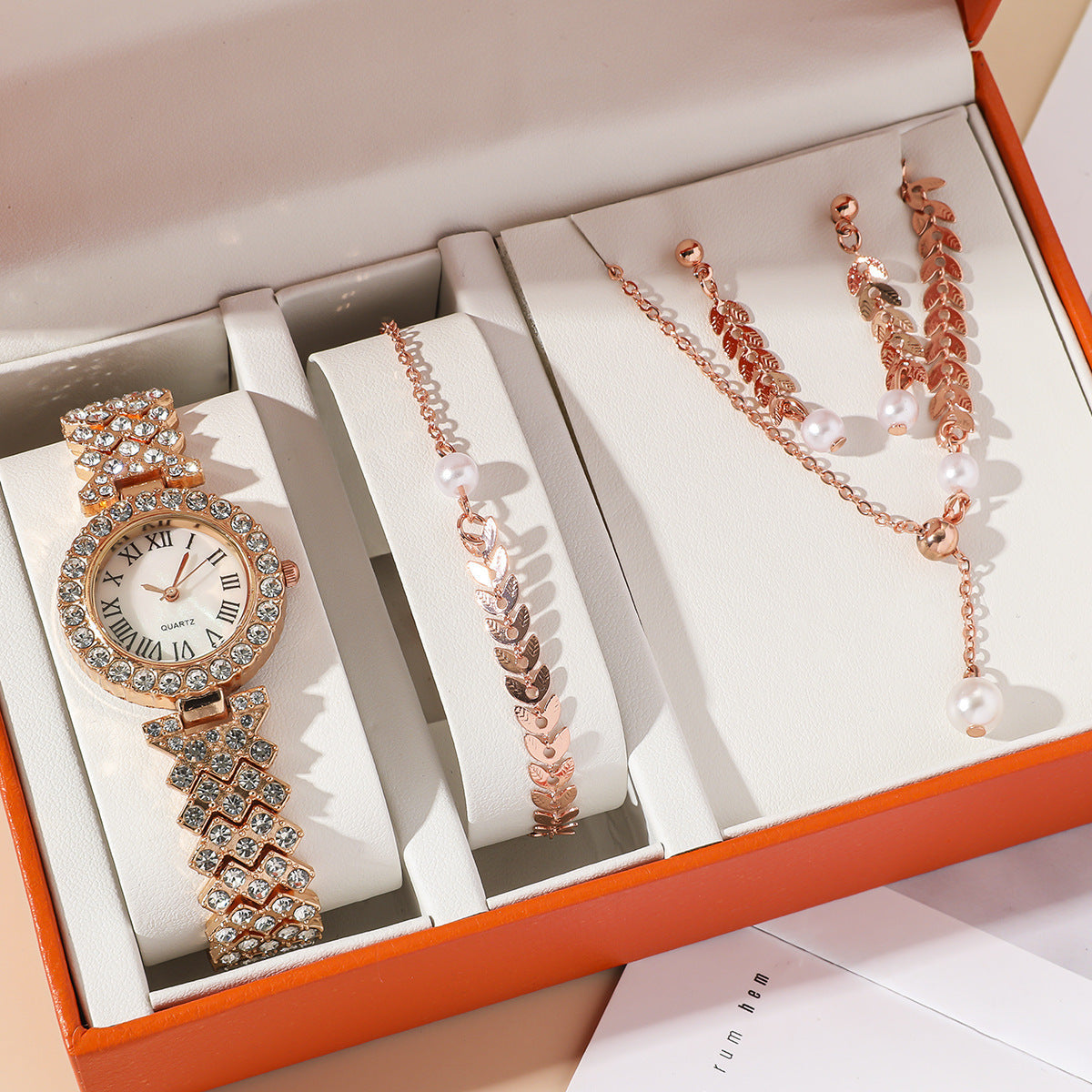 Diamond Women Watches Luxury Fashion Rhinestone Quartz Bracelet Wrist Watch For Women - Glamorous Sophisticated Elegant Sparkling