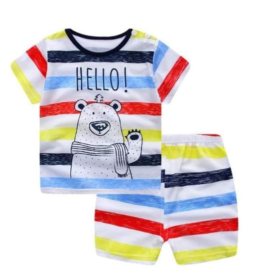 Summer Children's Clothing - Short-Sleeved Suit