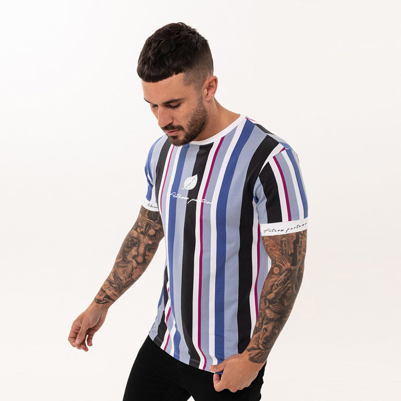 T-shirt de fitness décontracté pour hommes