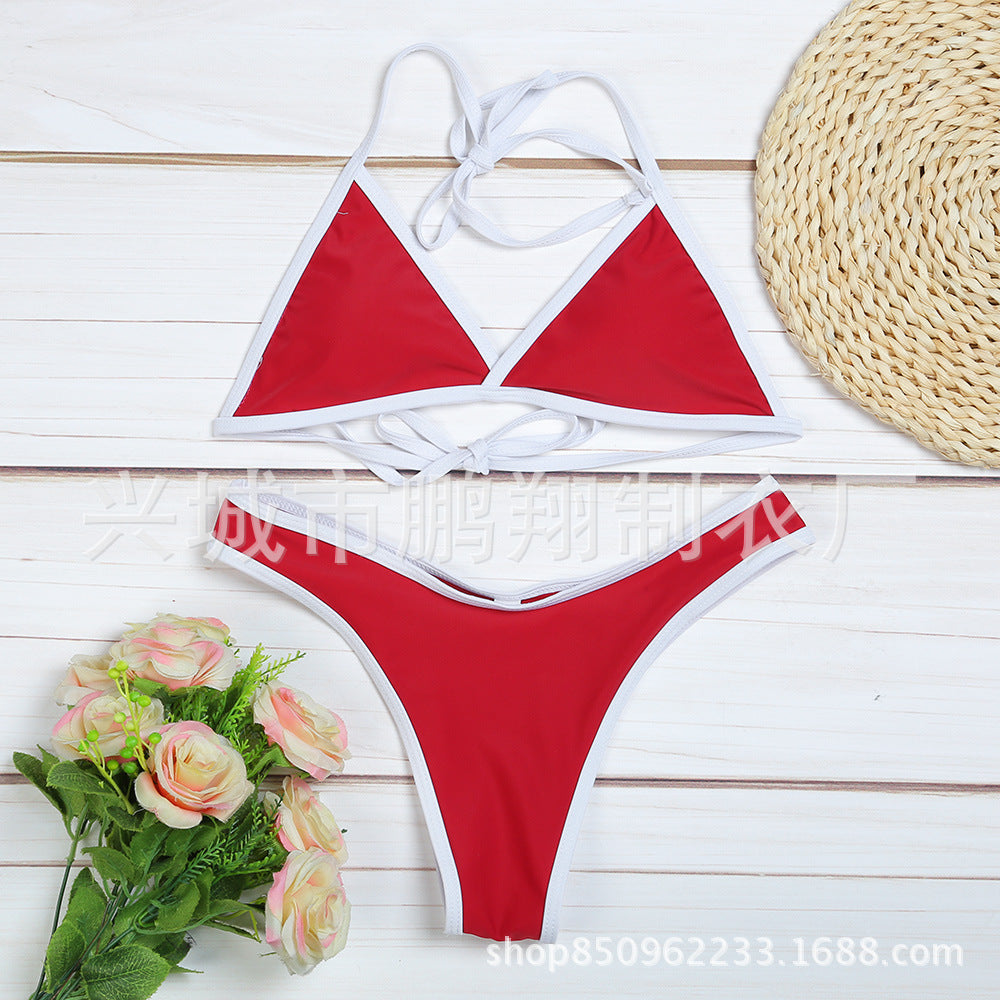 Professional Sexy Women's Bikini Swimsuit - Size XL (94-98cm Bust, 104-108cm Side Length)