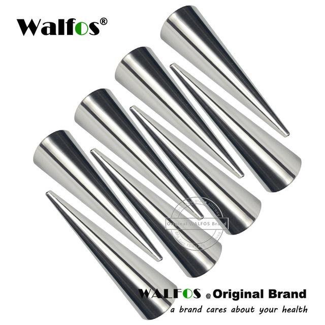 Moule de cuisson en acier inoxydable, 8 pièces, formes cannoli