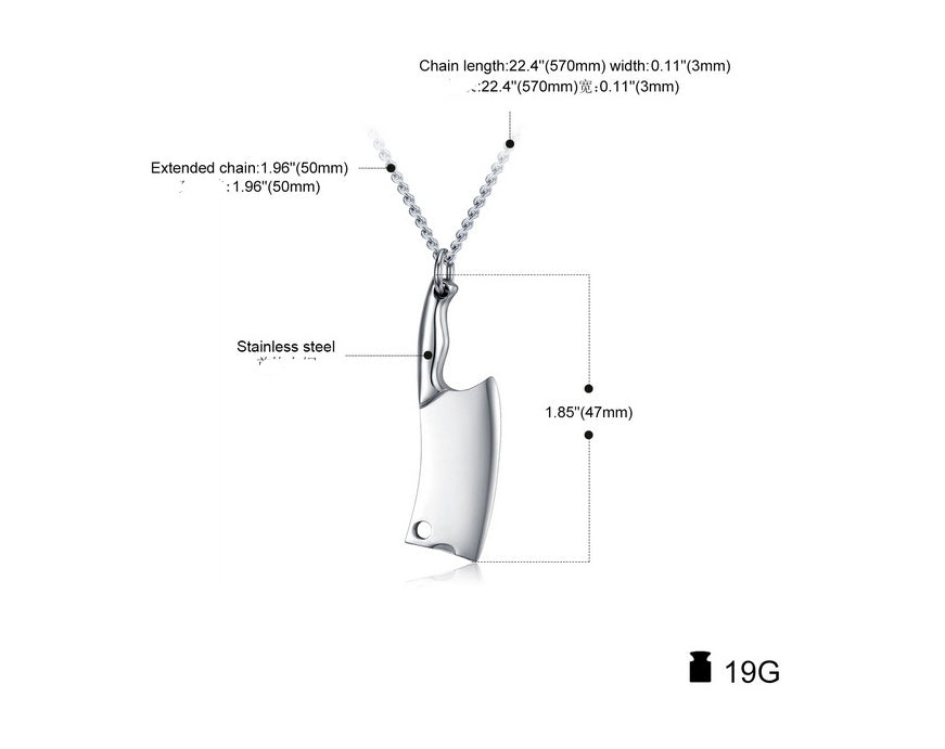 Collier en acier inoxydable pour hommes, pendentif classique éblouissant coloré