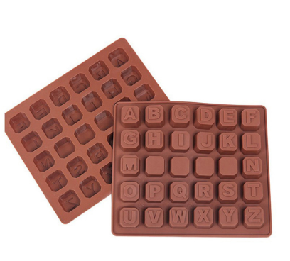 Moule en silicone en forme de 26 lettres majuscules