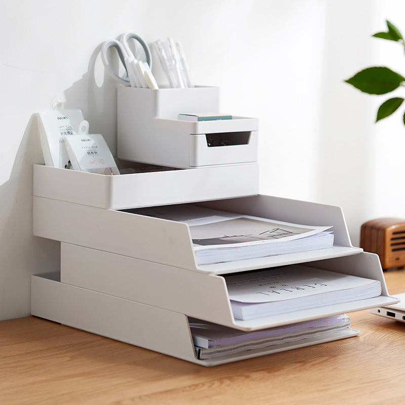 Office Desk File Organizer i flera lager