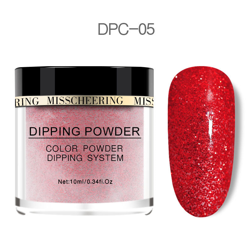 Professional Laser Glitter Nail Powder - Holographic Dip System | Long-Lasting Formula