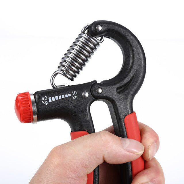 Professional Men's Grip Fitness Equipment - Adjustable Hand Strengthener (10-40kg, ABS/TPR/Steel, 14.8x10.8x2cm)