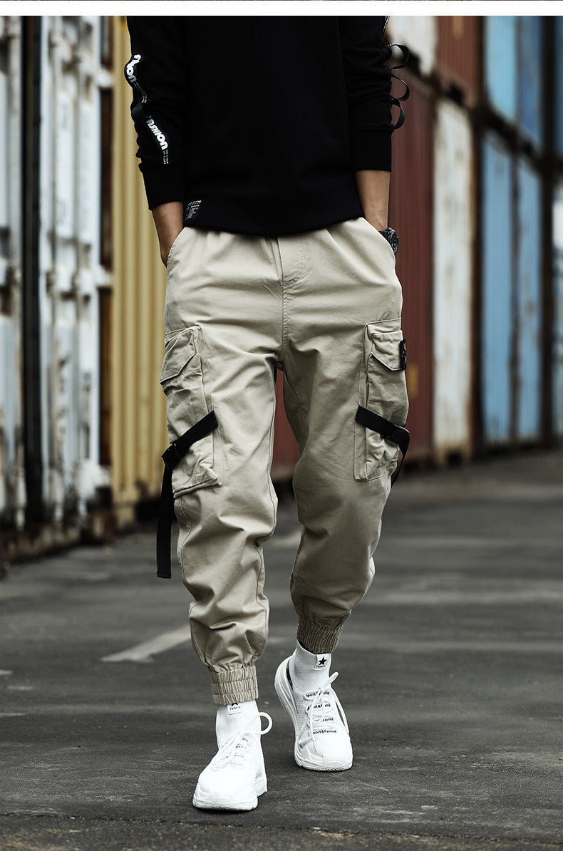 Nya Casual Byxor Herr Cotton Cargo Byxor