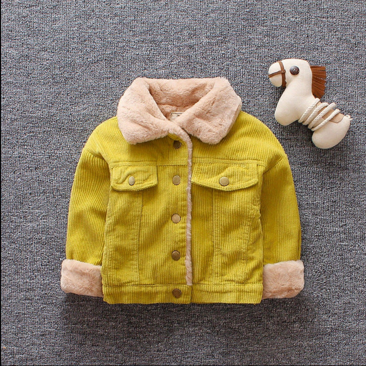 Veste zippée à manches longues en coton pour enfants