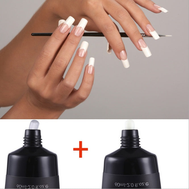 MSHARE Acrylic Poly Gel Set - UV Builder Enhancement Extension | Polygel Varnish French Kits