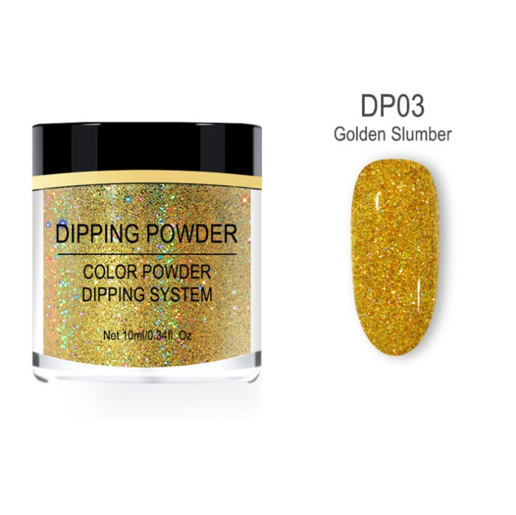 Professional Laser Glitter Nail Powder - Holographic Dip System | Long-Lasting Formula