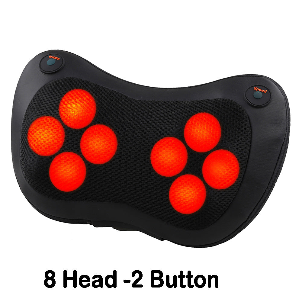 Multifunctional Neck Massager - Electric Massage Pillow for Home & Car