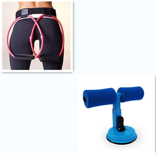 Professional Sit-Up Bar Trainer - Compact Steel Spring Core Strengthener