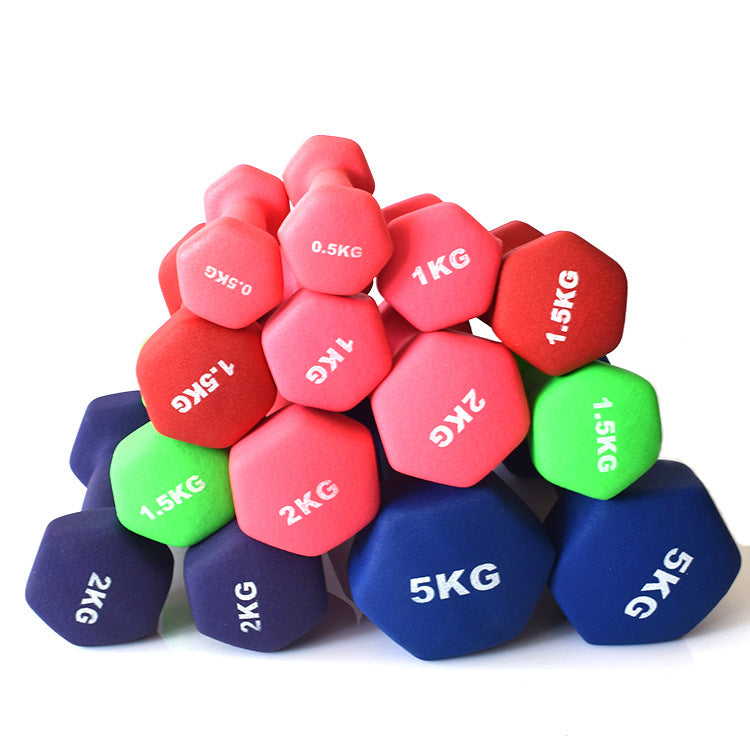 Professional Women's Fitness Yoga Dumbbells - Multi-Sport Training Equipment (0.5kg-10kg Range)