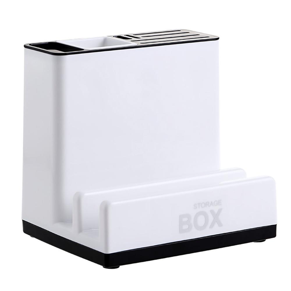 Desktop Storage Holder Kitchen Knife Plastic Storage Rack for Kitchen Cabinet